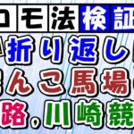 【ココモ法検証】競馬で実践！１００Ｒ折り返しは泥んこ馬場の姫路・川崎競馬場　2021.2/26 3/2　姫路競馬　川崎競馬　地方競馬