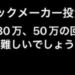 【その３０万、５０万の回収は難しいでしょう】ブックメーカー投資＃45